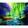 Weiden teich - Diamond Painting Kit