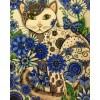 Künstlerische Katze Diamond Painting