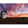 Schöne Himmel & Windmühlenlandschaft