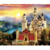 Schloss Neuschwanstein - malen mit Diamanten