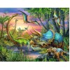 Dinosaurier Welt Diamond Painting