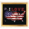 USA-Flagge DIY Diamant Kunst Malerei