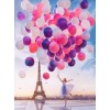 Bunte Luftballons & Eiffelturm